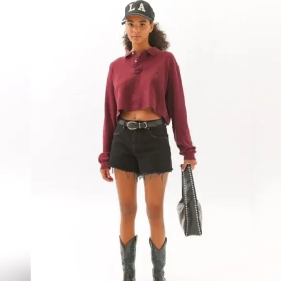 BDG A-Line Cutoff Denim Shorts