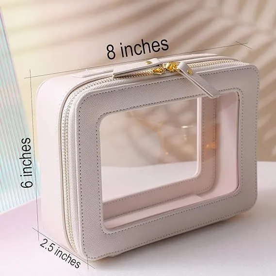 Beautiful Cool Popular Transparent Commuter Simple Cosmetic Bags