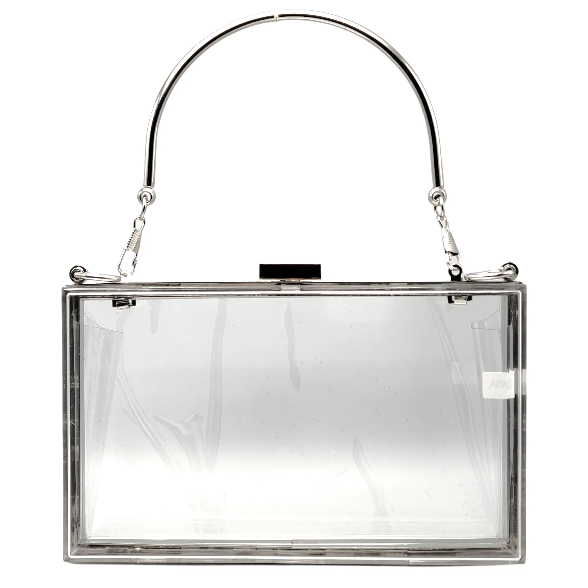 Bebe Fashion Clear Acrylic Clutch Box