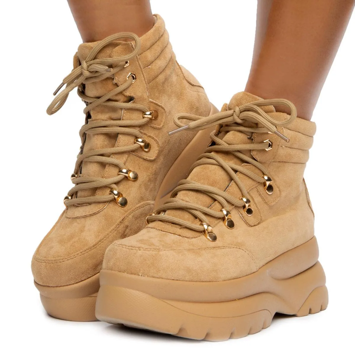 Bel-11 Lace Up Boots