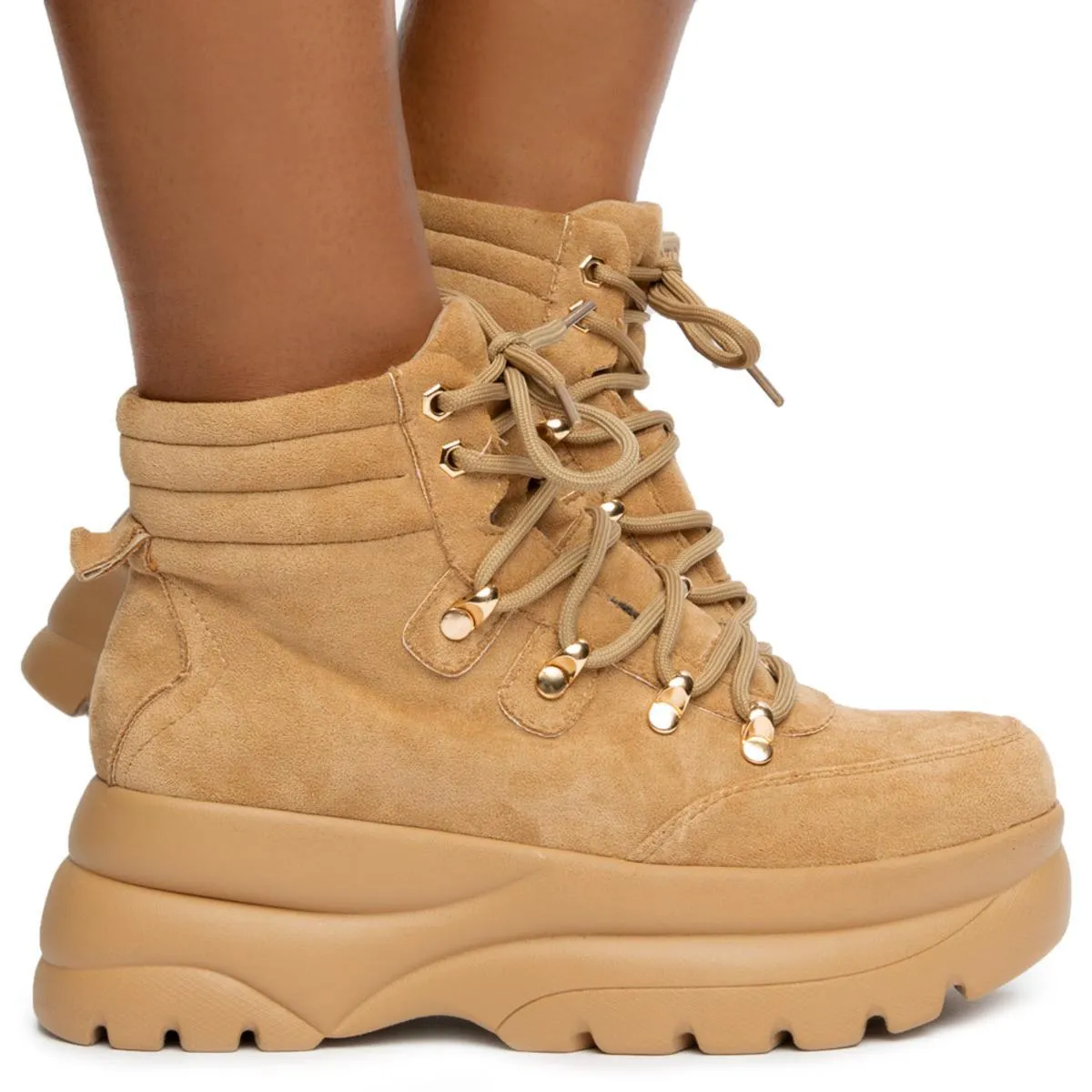Bel-11 Lace Up Boots