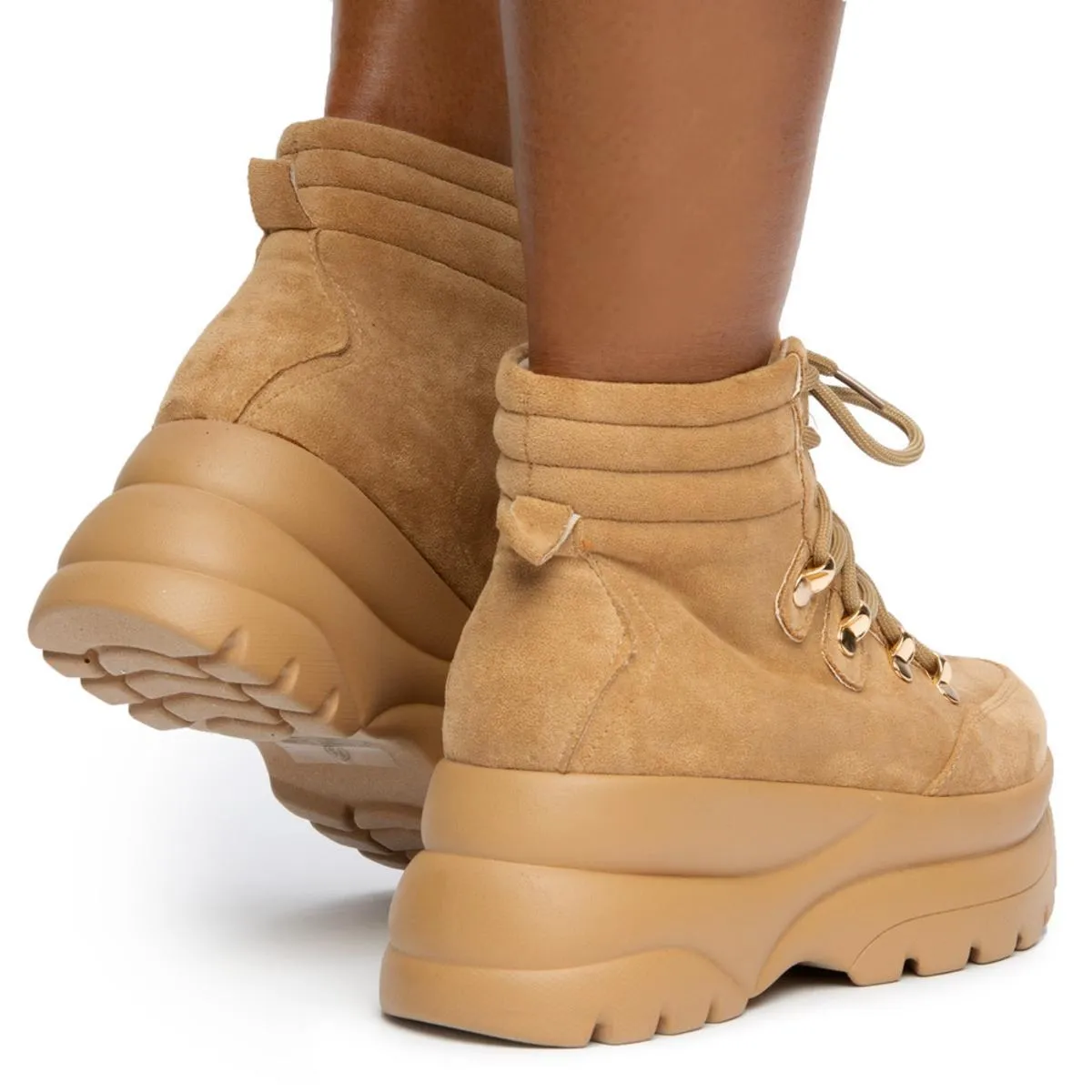 Bel-11 Lace Up Boots
