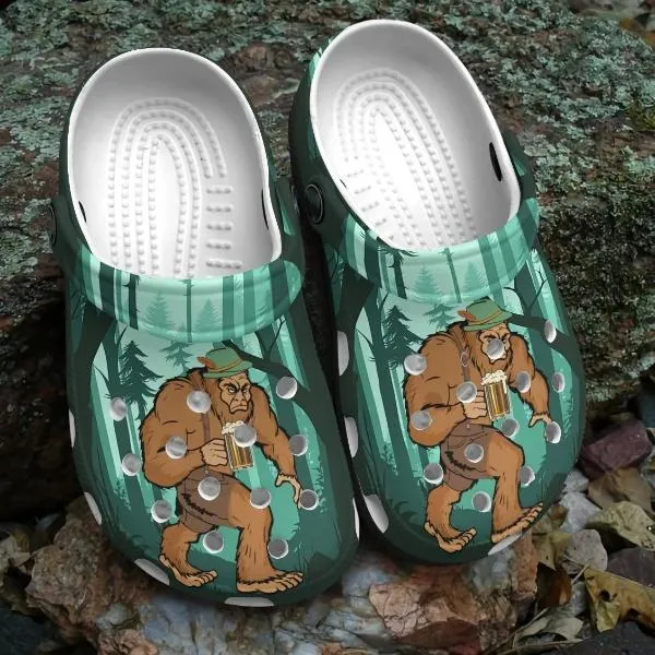 Bigfoot Loves Beer Clogs