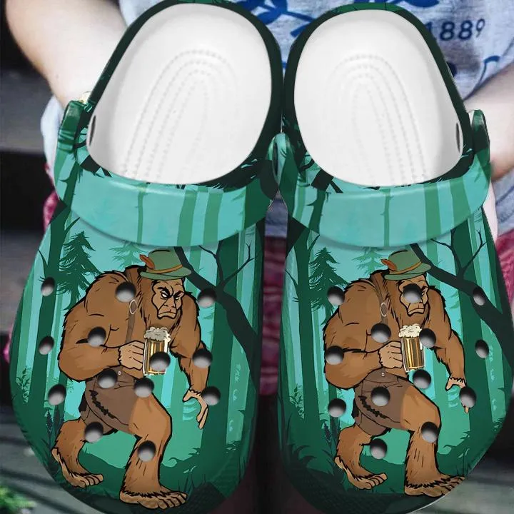 Bigfoot Loves Beer Clogs