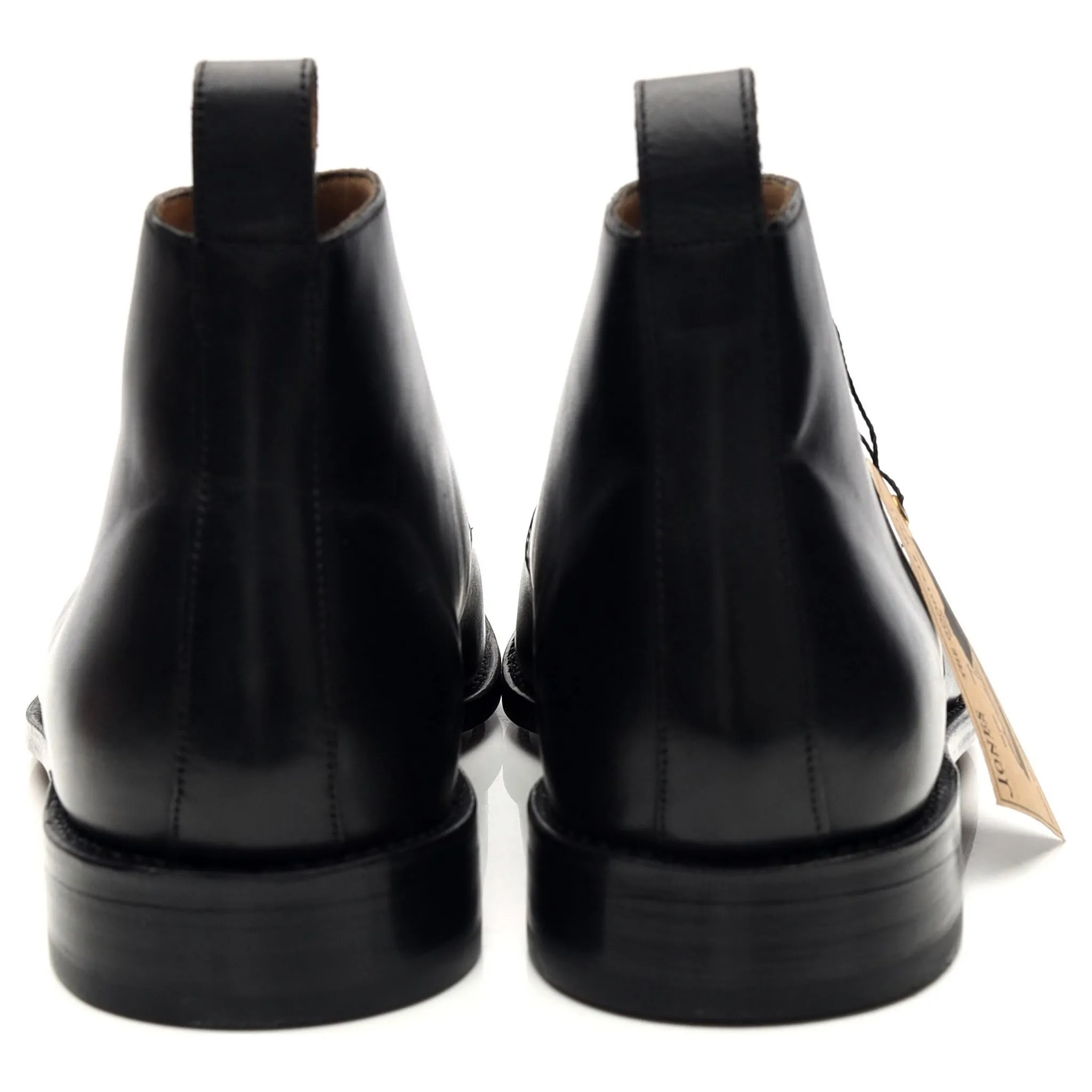 Black Leather Chukka Boots UK 9