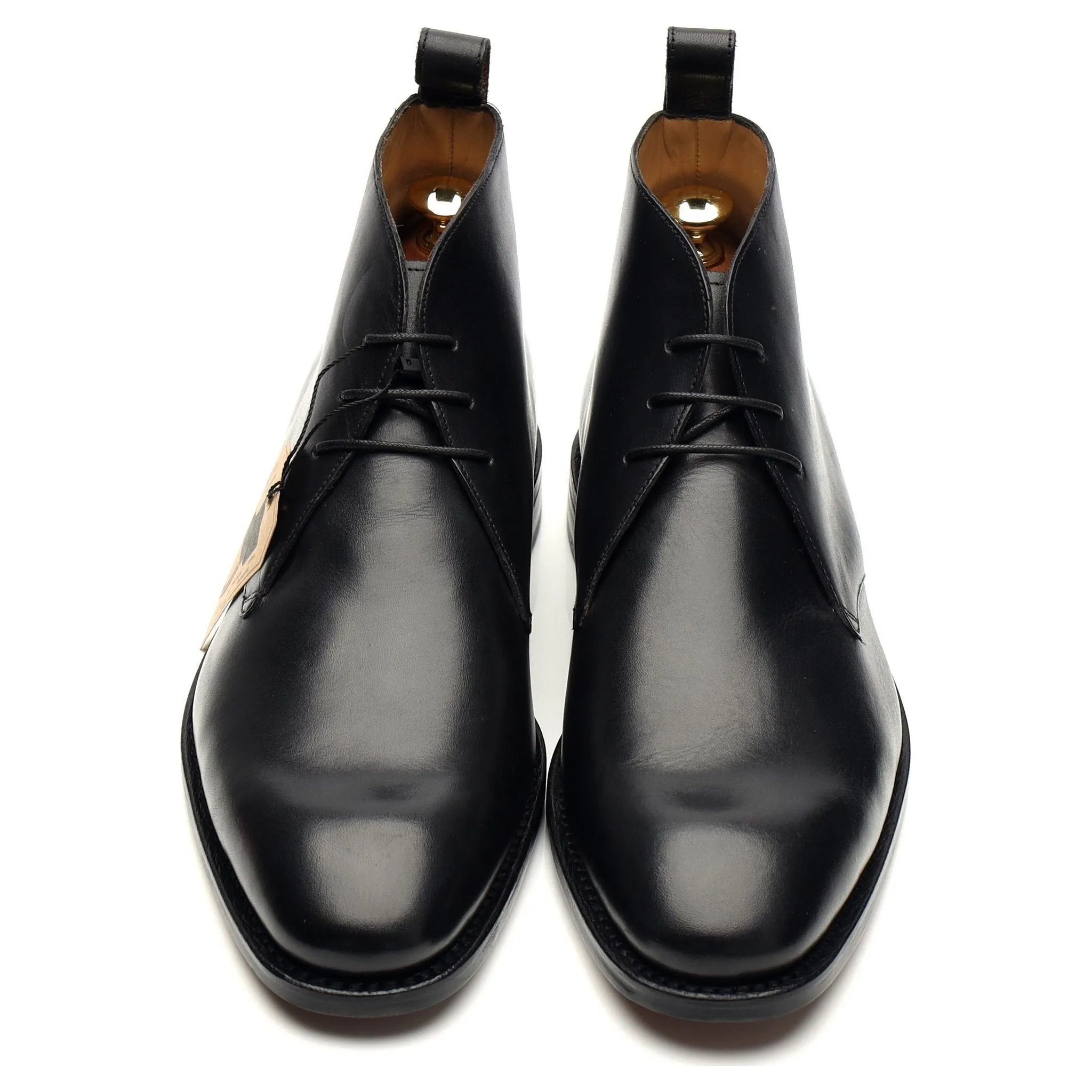 Black Leather Chukka Boots UK 9