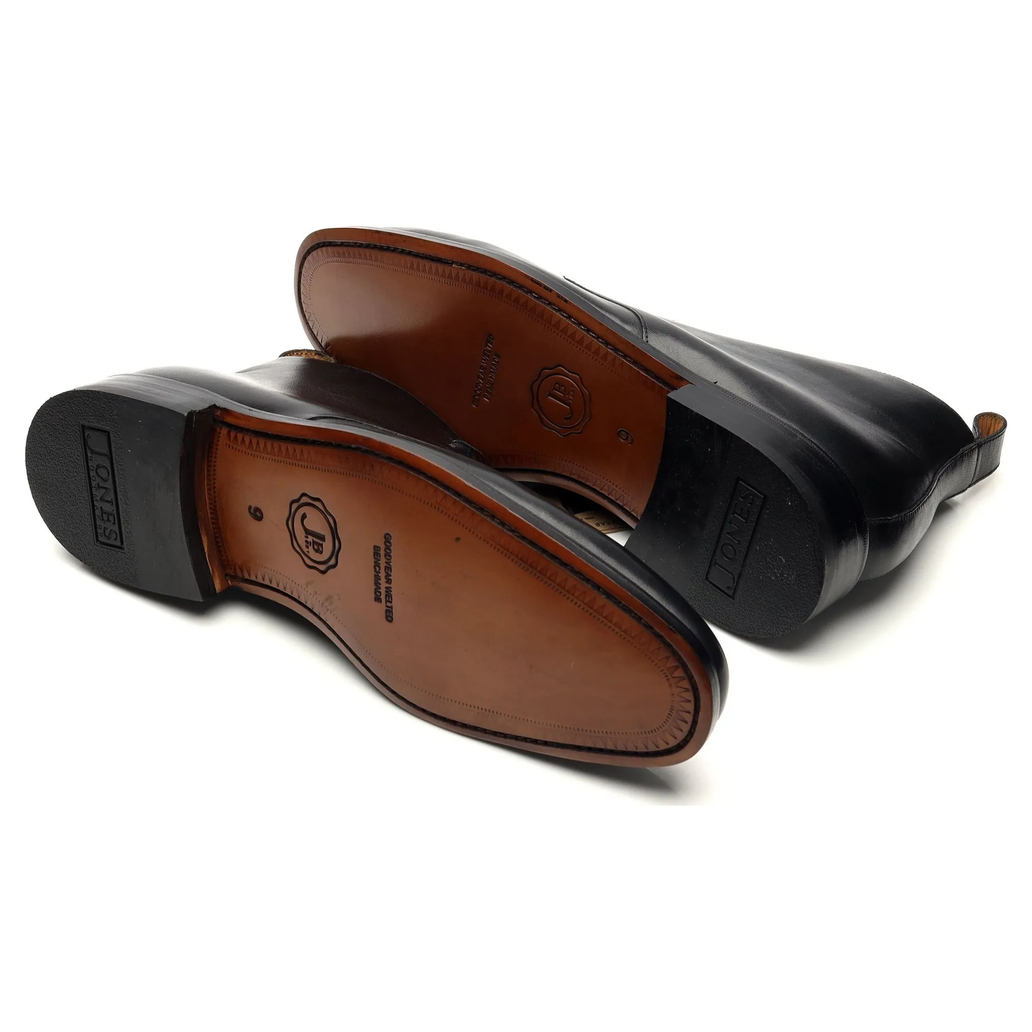Black Leather Chukka Boots UK 9
