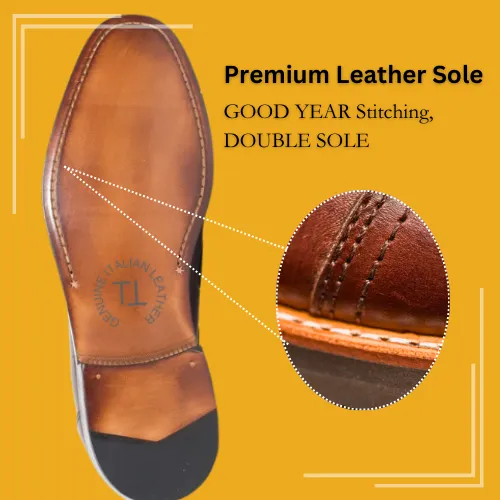 BLAKE Premium Chukka Ankle Boots, crafted in Hand Patina Leather