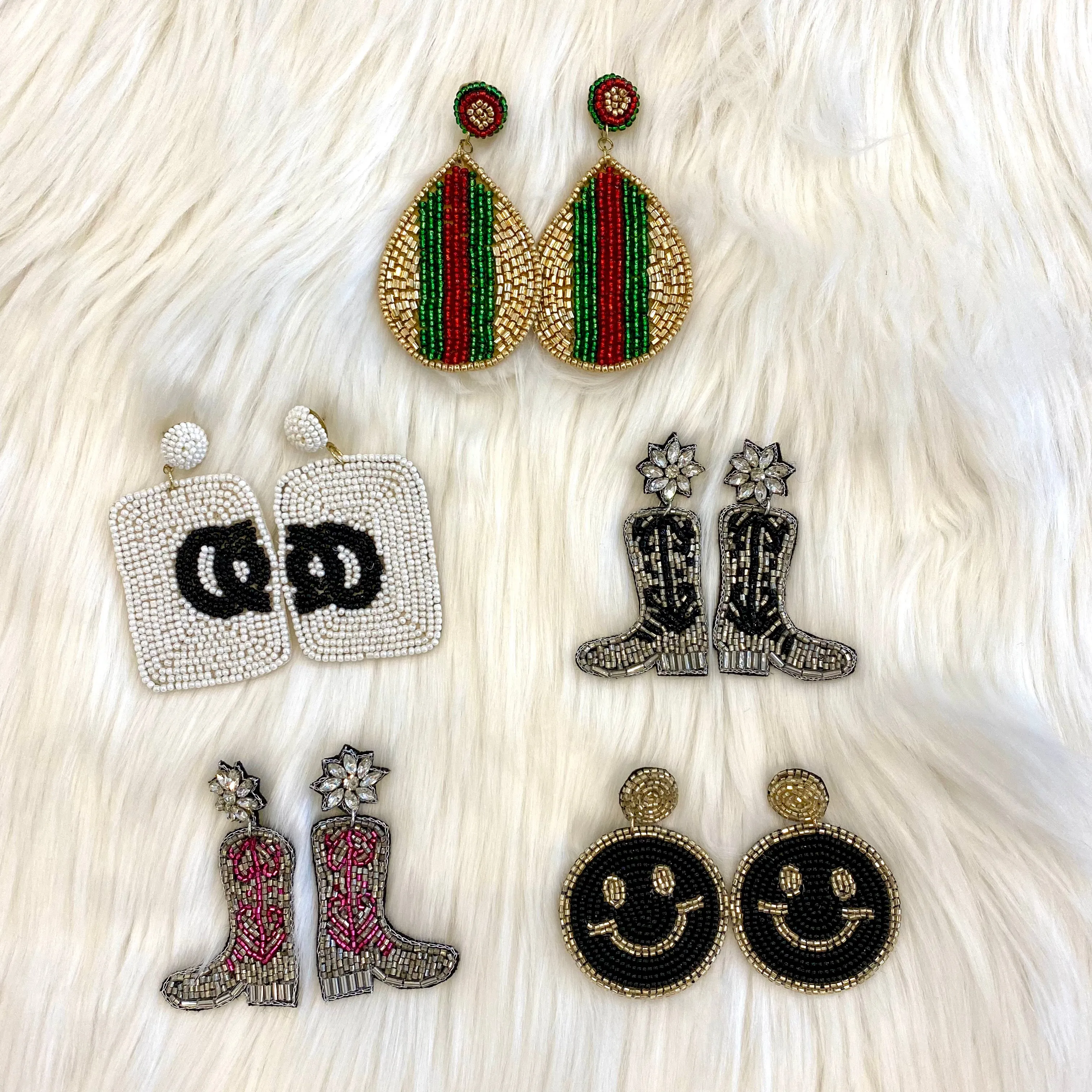 Bling Bling Beaded Dangle Earring Kollection - FINAL SALE