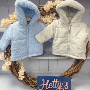 Blue/Grey Mintini Puffer Coat