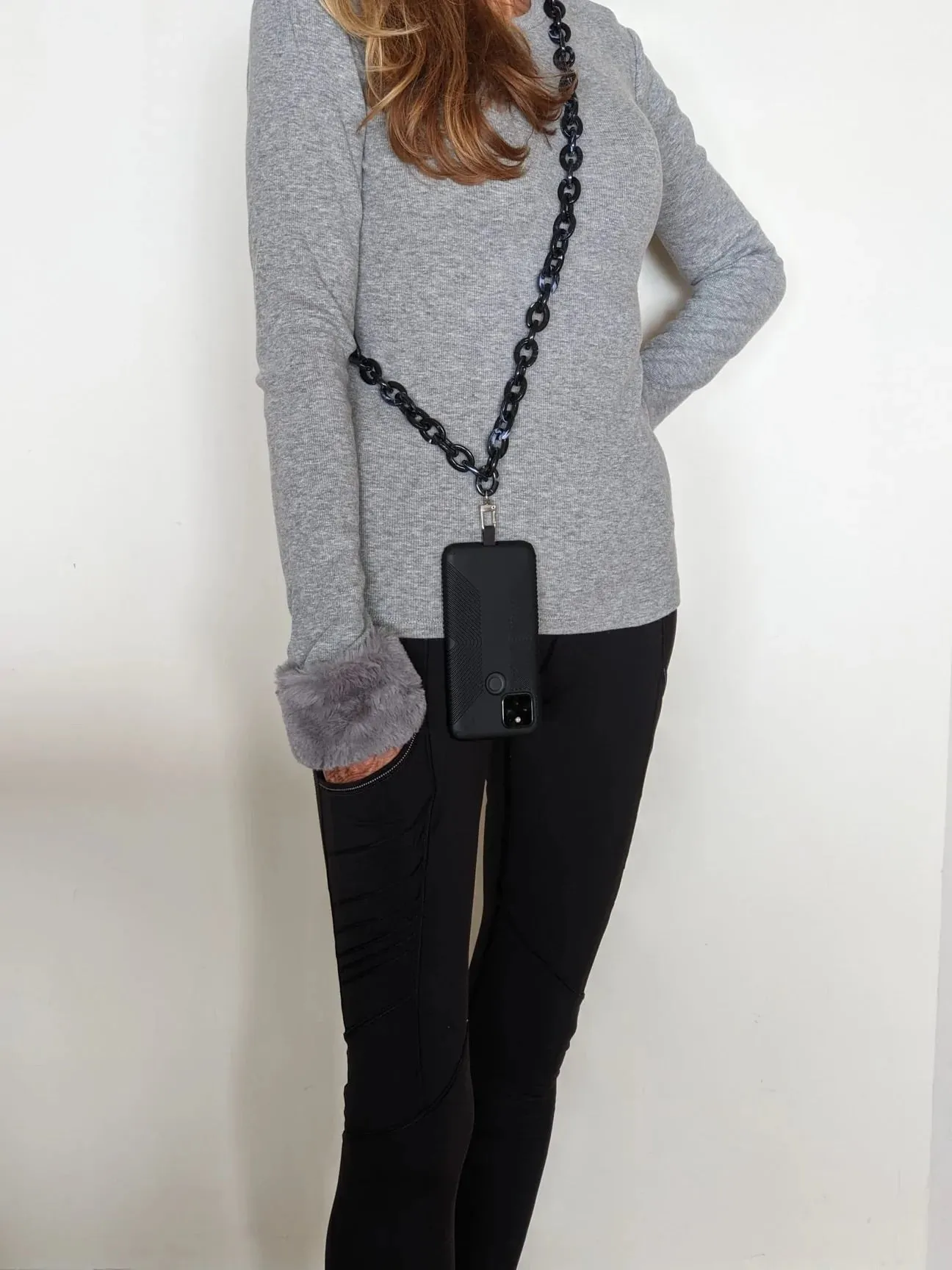 Boss Black Phone Chain