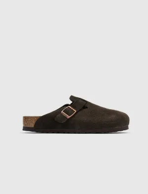 BOSTON SOFT FOOTBED SUEDE "MOCHA"