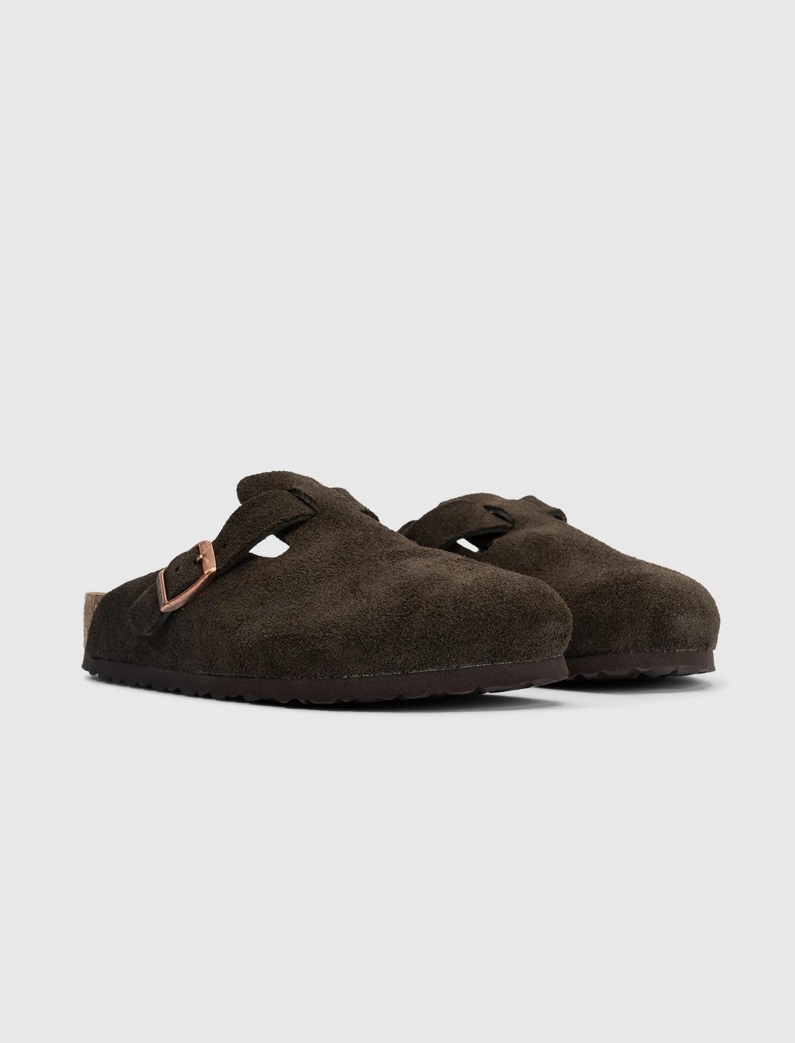 BOSTON SOFT FOOTBED SUEDE "MOCHA"