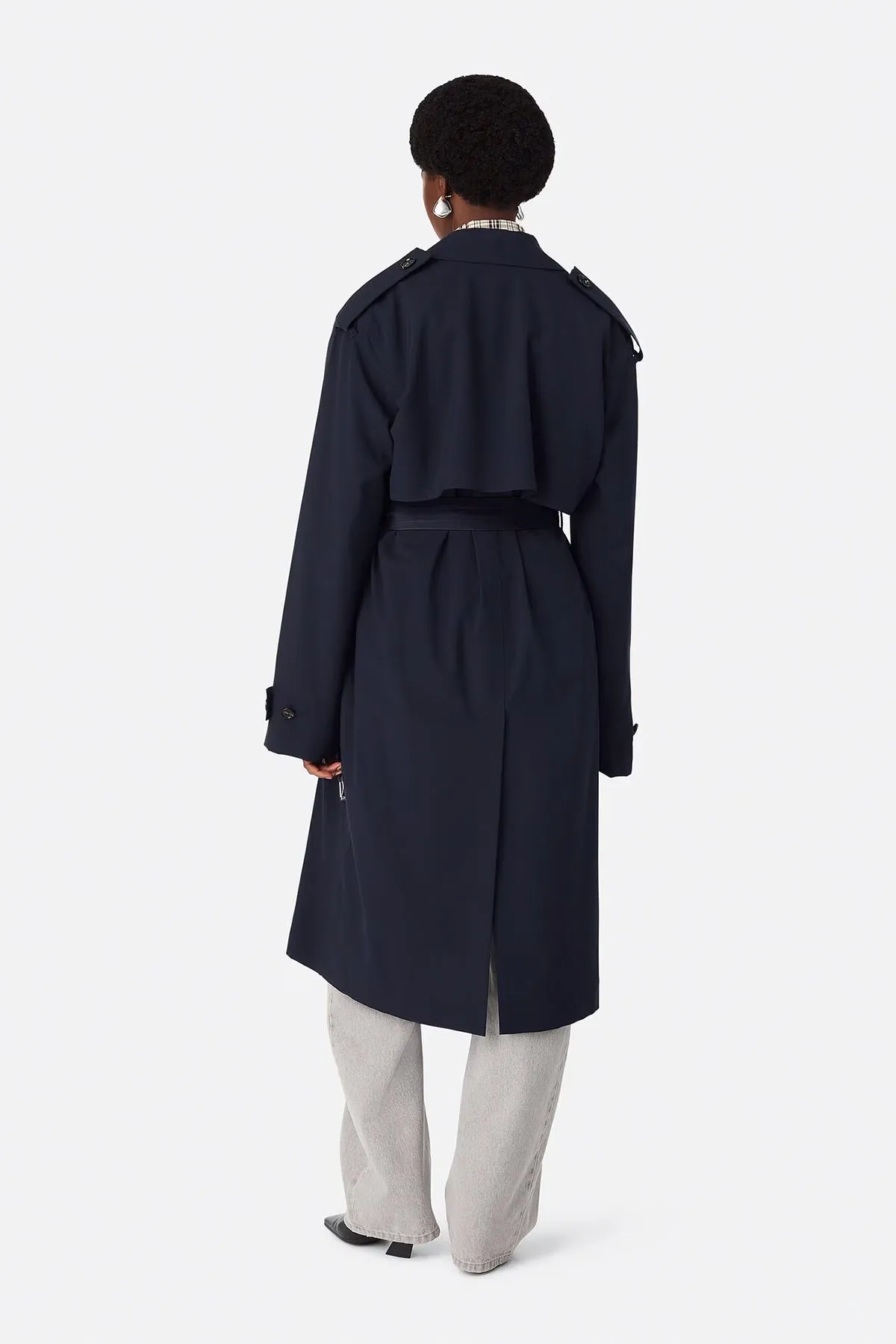 BOTTEGA VENETA | FINE WOOL TRENCH COAT