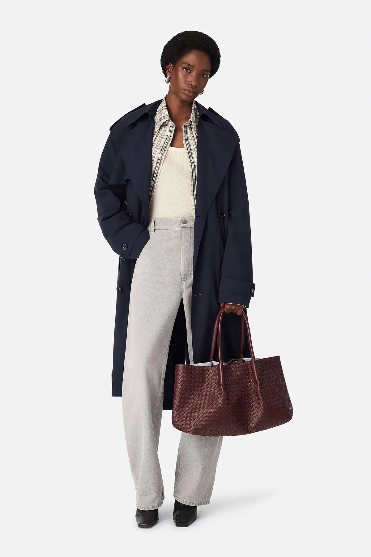 BOTTEGA VENETA | FINE WOOL TRENCH COAT