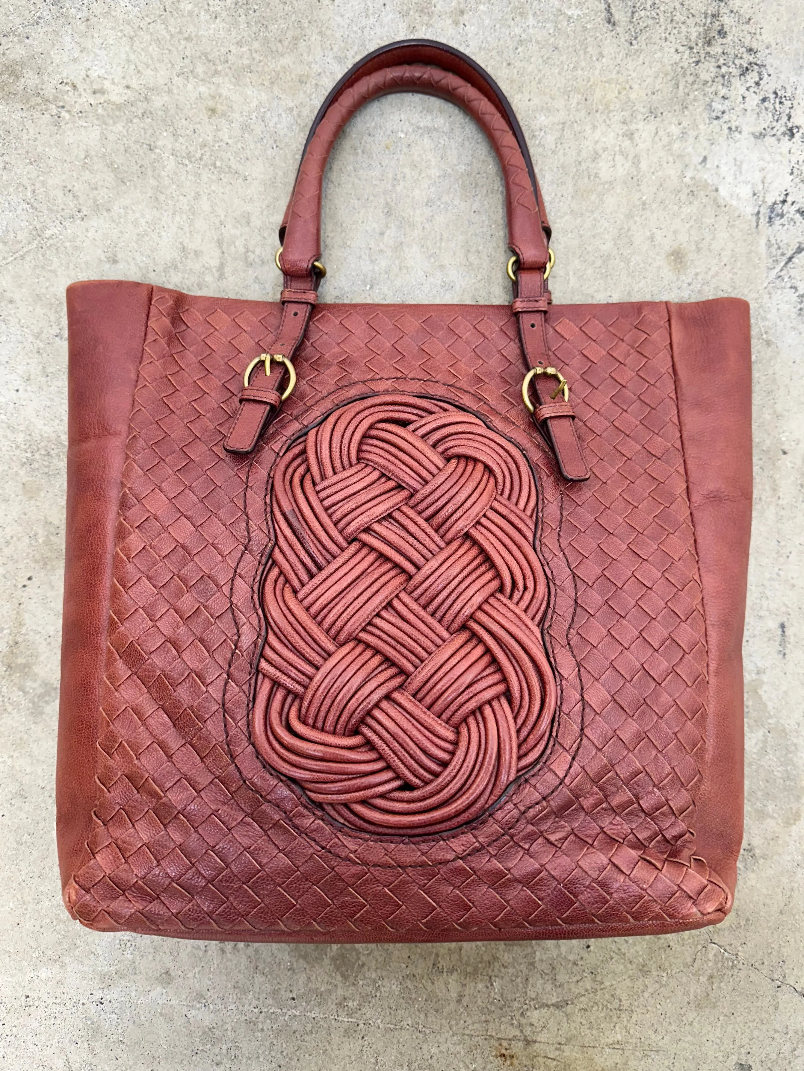 Bottega Veneta Intrecciato Top Handle Bag*