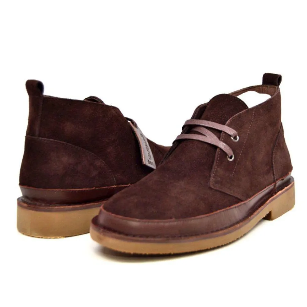 British Walkers Cambridge Men's Suede and Leather Ankle Boots