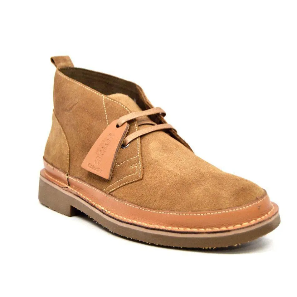 British Walkers Cambridge Men's Suede and Leather Ankle Boots