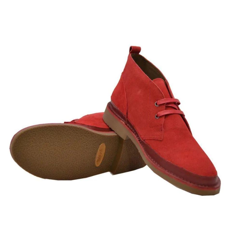 British Walkers Cambridge Men's Suede and Leather Ankle Boots
