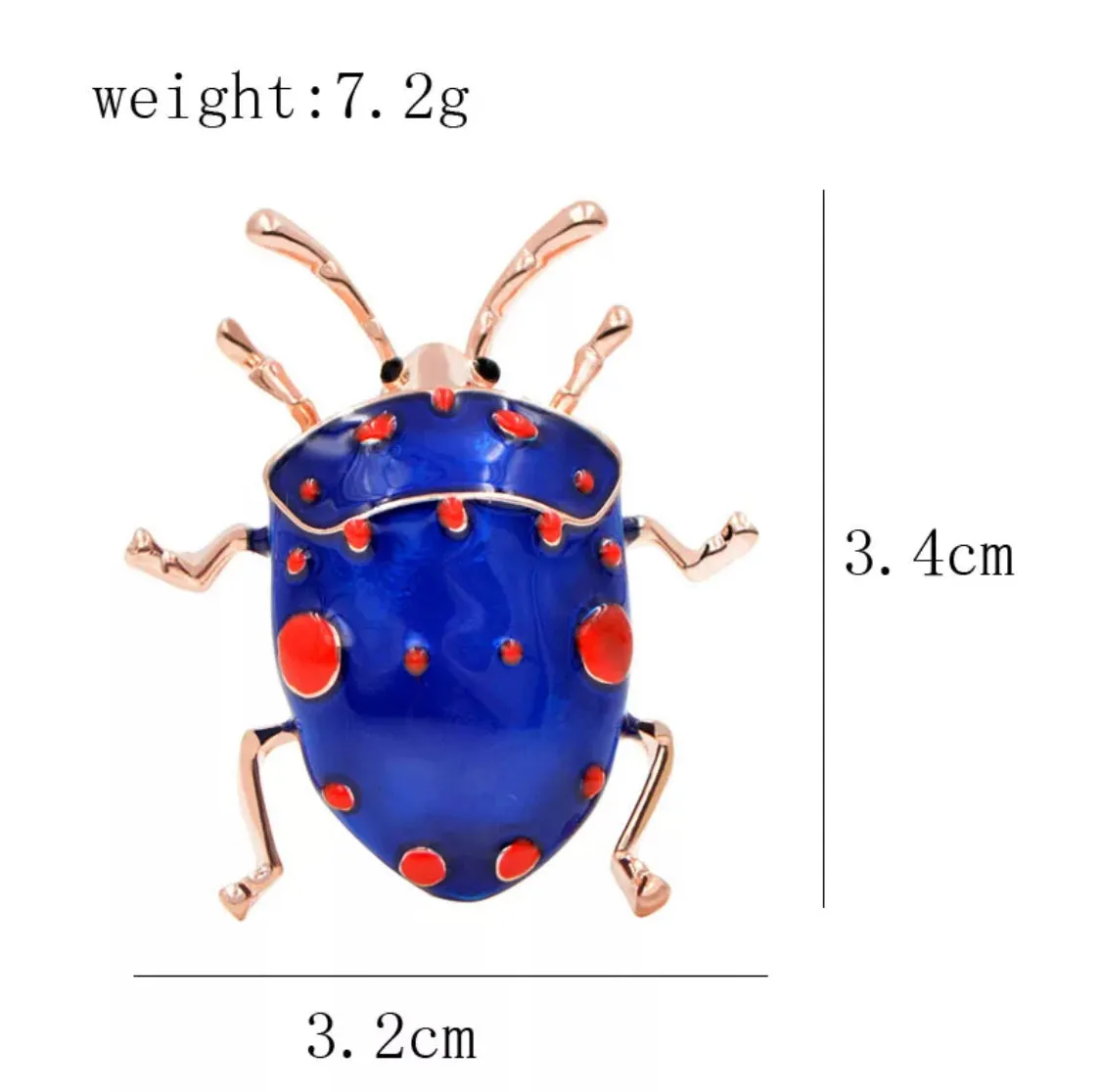 Bug Brooch "Casper"