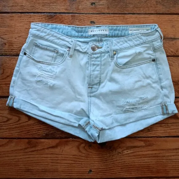 BULLHEAD DENIM CO. JEAN SHORTS WOMEN'S GIRLFRIEND 28