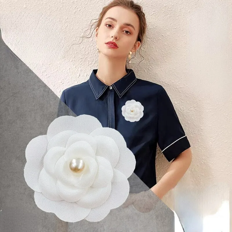 Camellia Flower Brooch