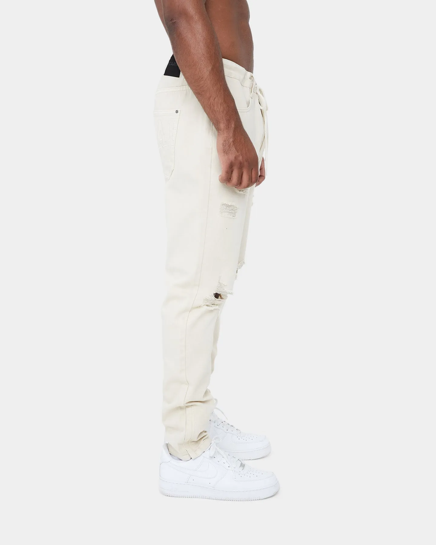 Carré Enorme Distressed St Jeans Light Stone