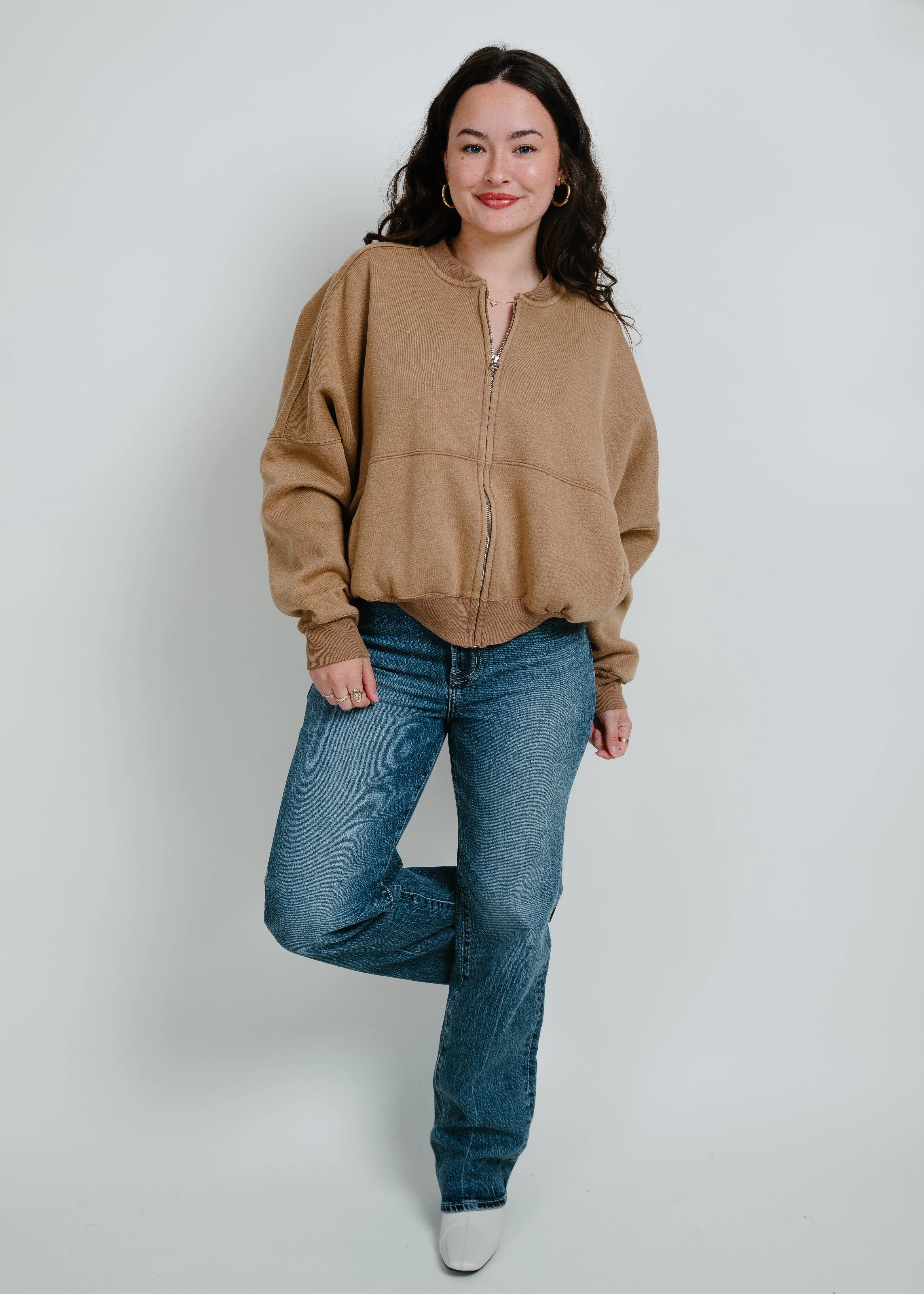 Cassie Super High Rise Straight - Palladium