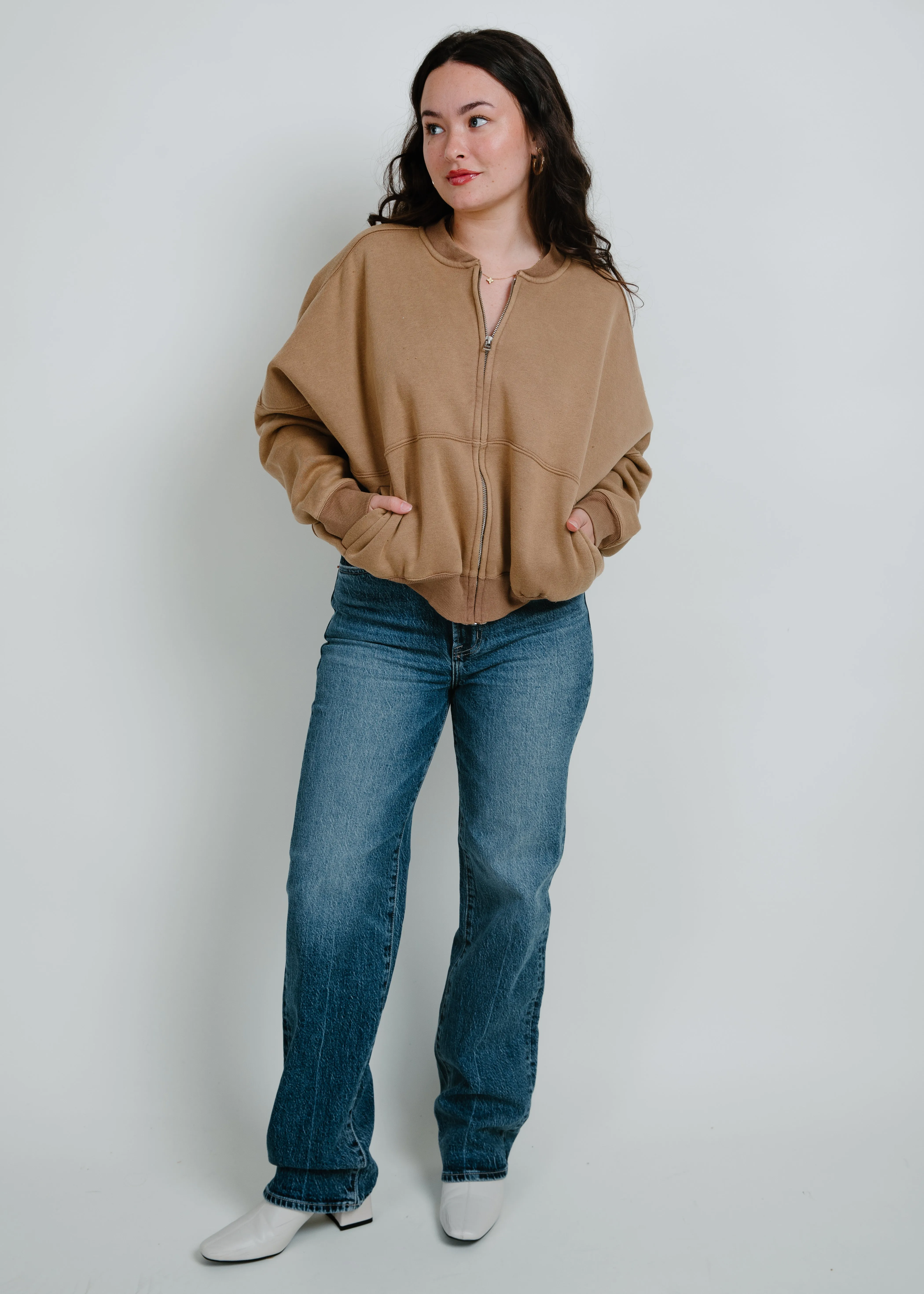 Cassie Super High Rise Straight - Palladium