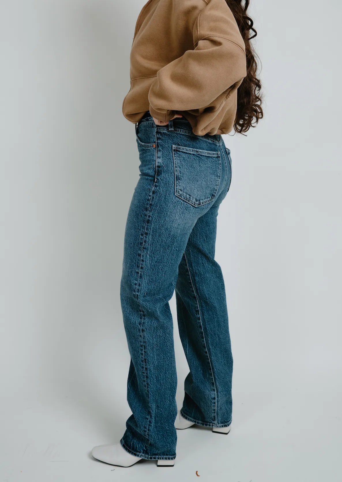 Cassie Super High Rise Straight - Palladium