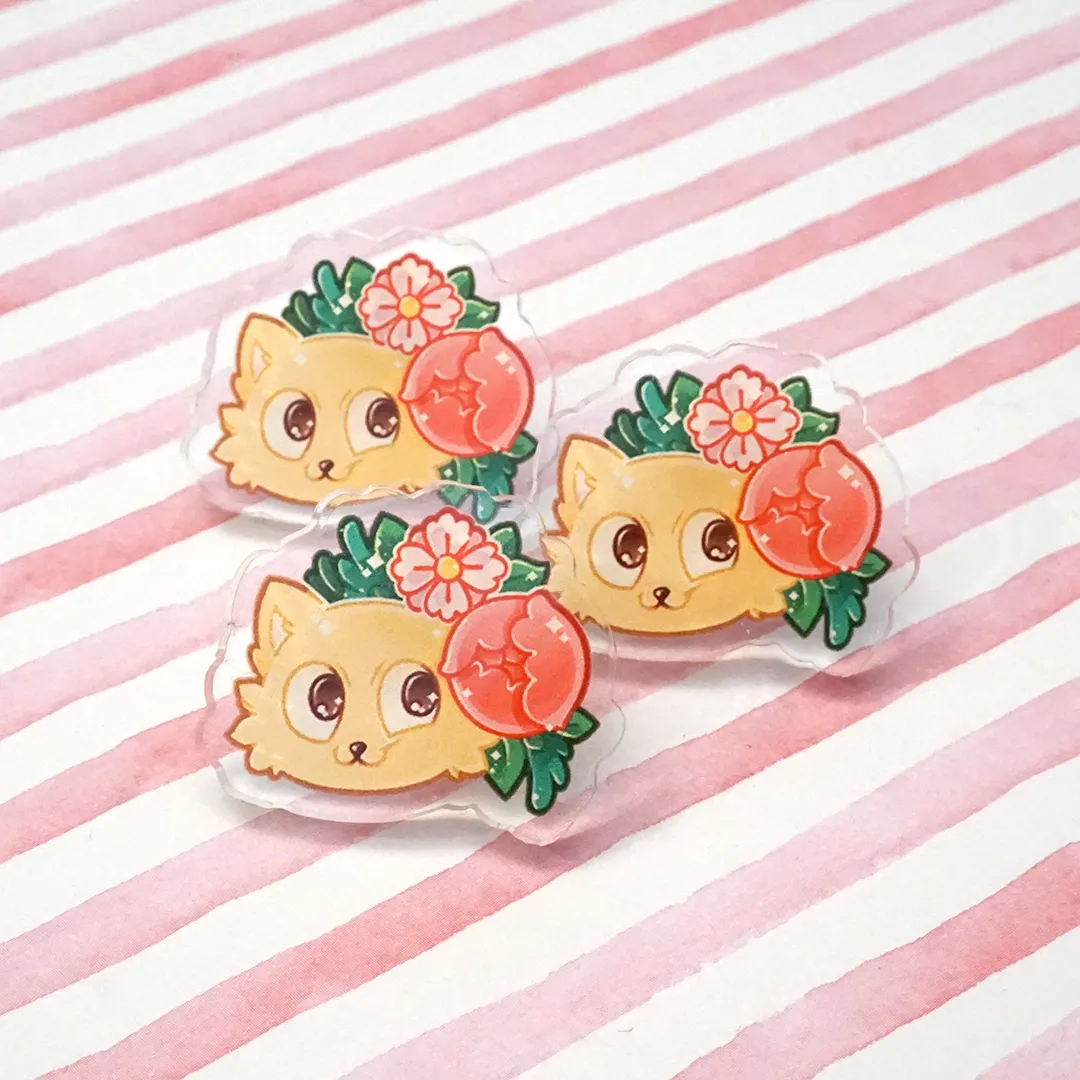 Cat | Acrylic Pin