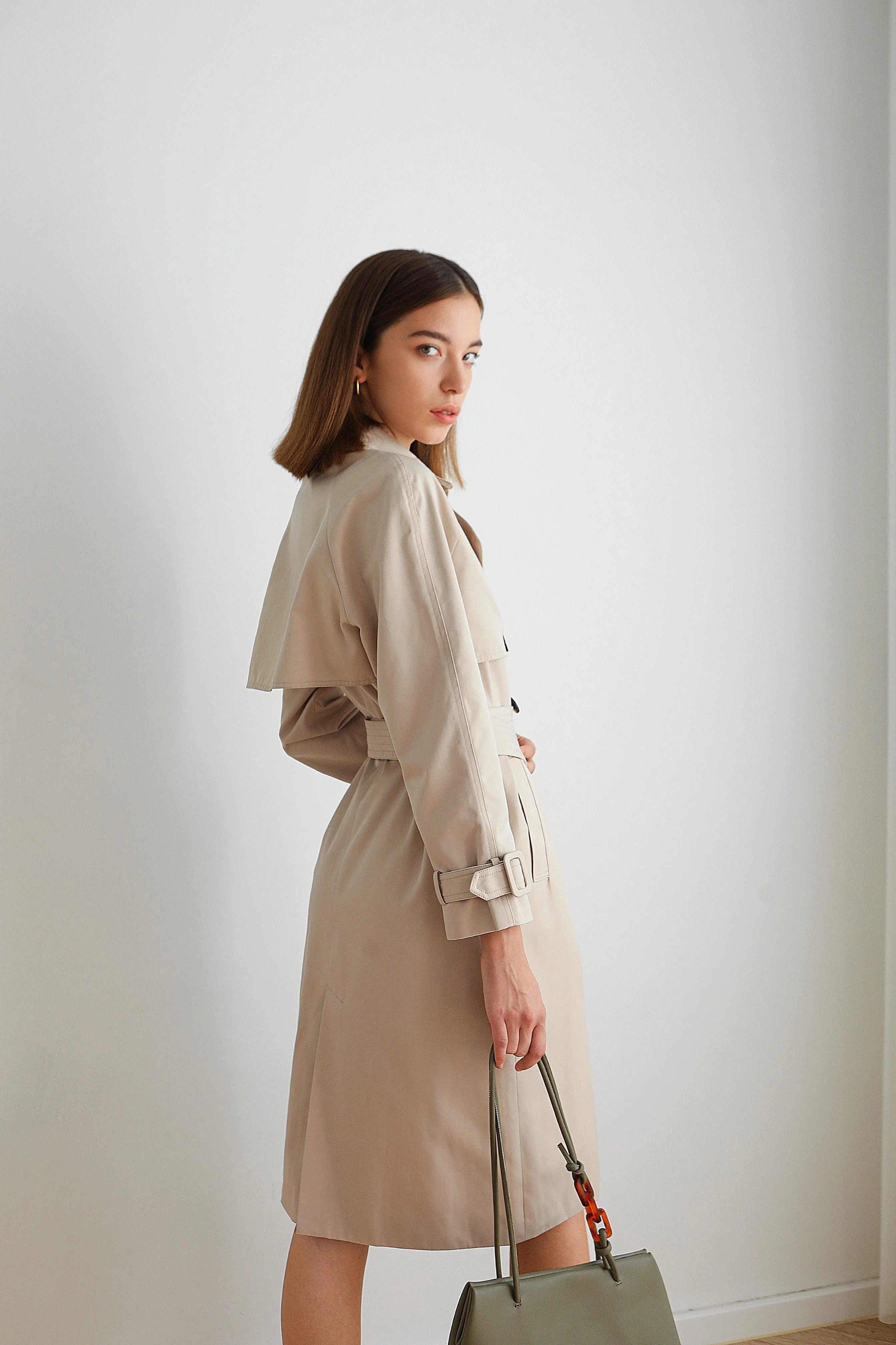 Catrin Detachable Trench Coat