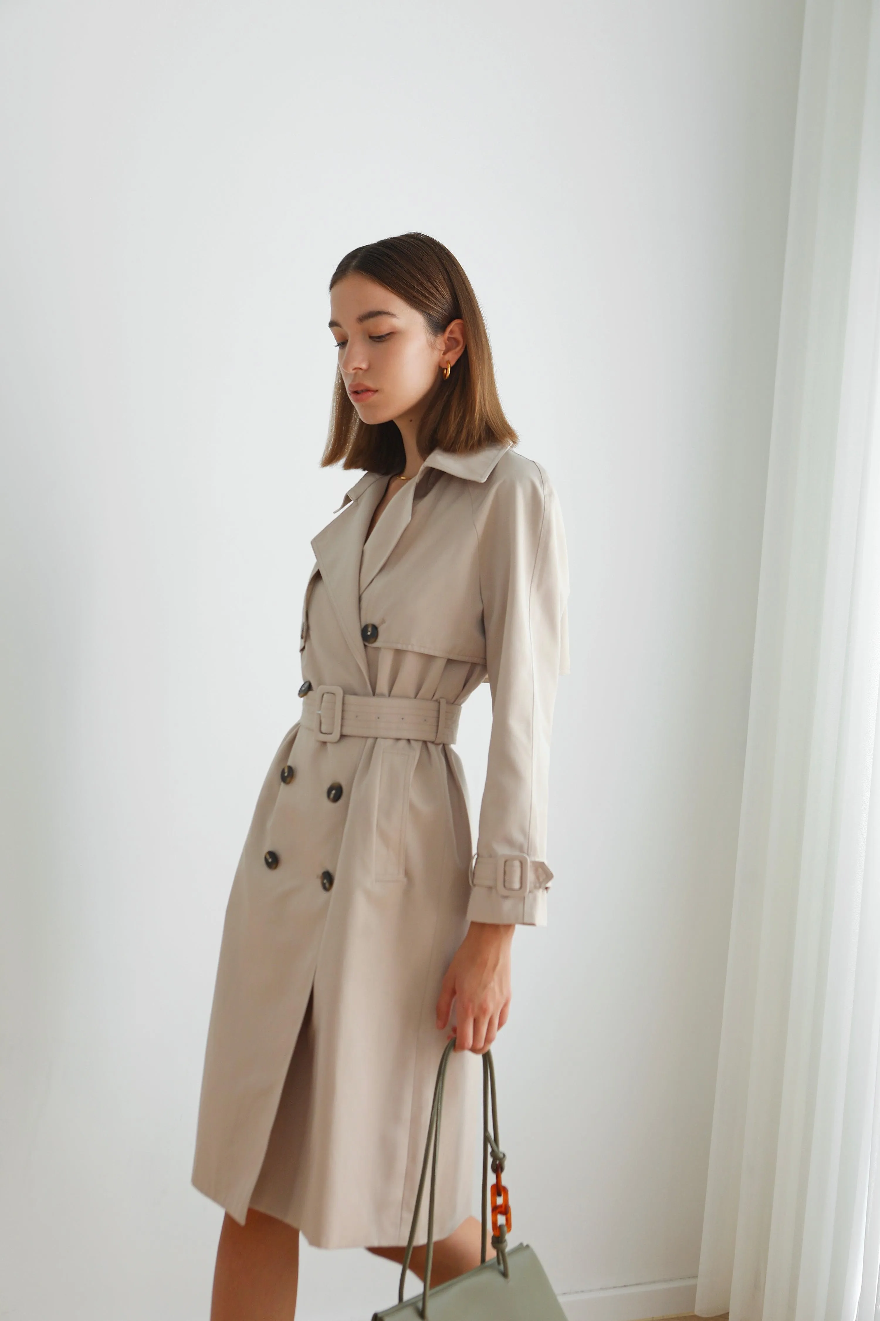 Catrin Detachable Trench Coat
