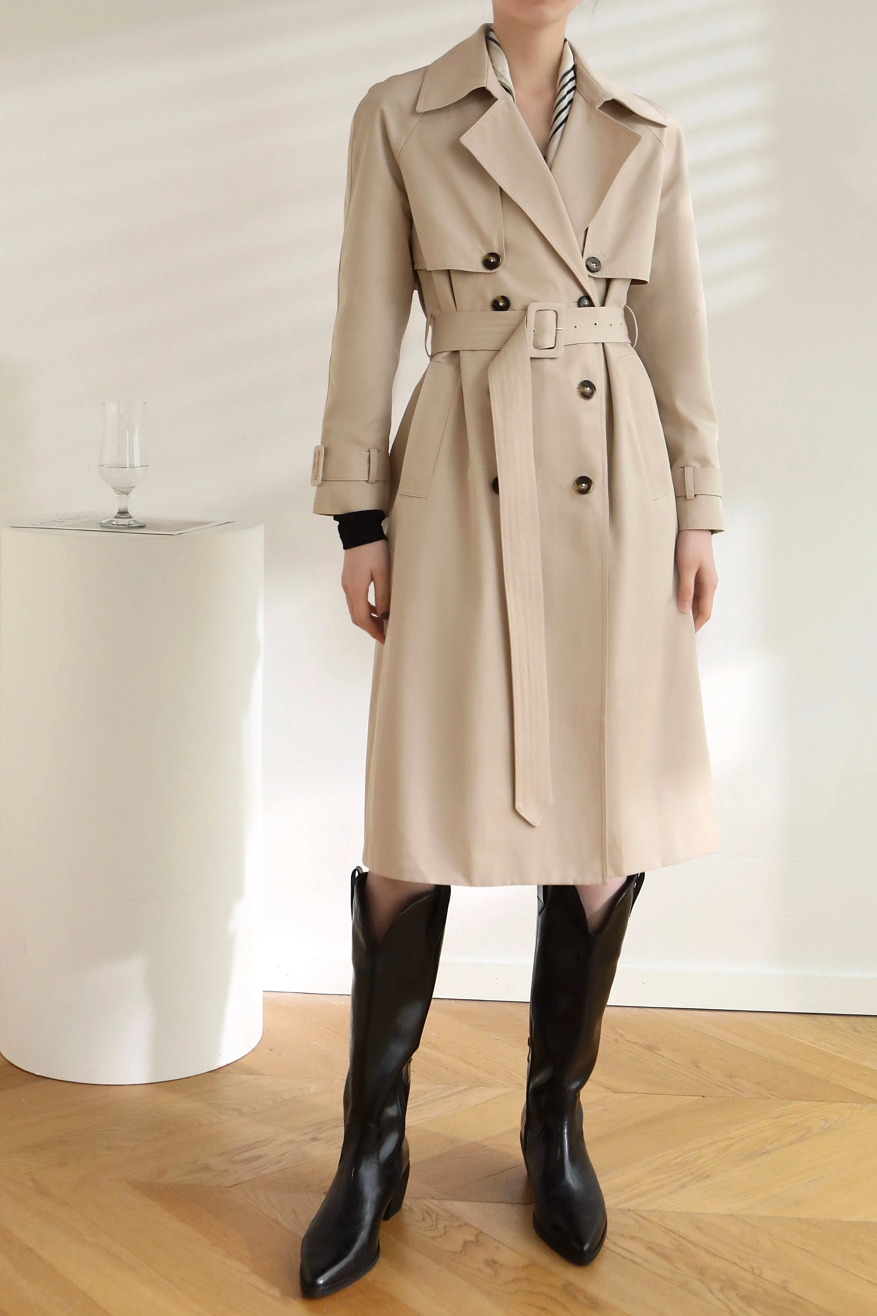 Catrin Detachable Trench Coat