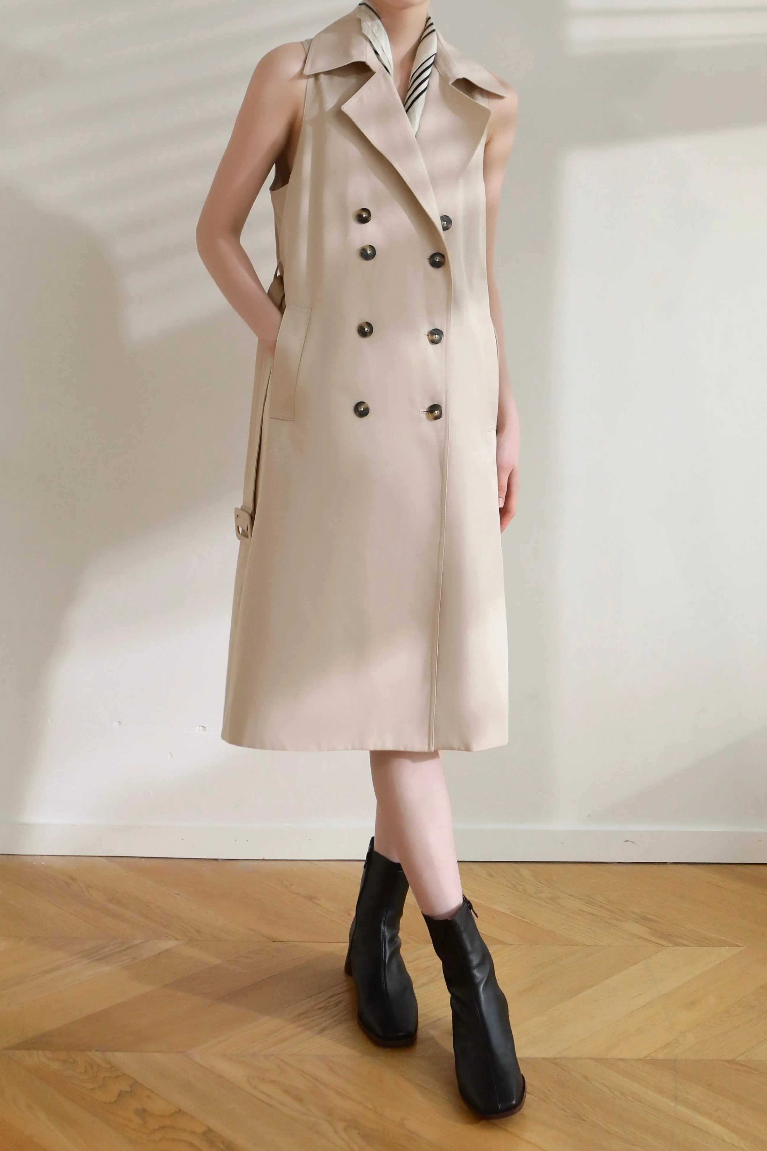 Catrin Detachable Trench Coat