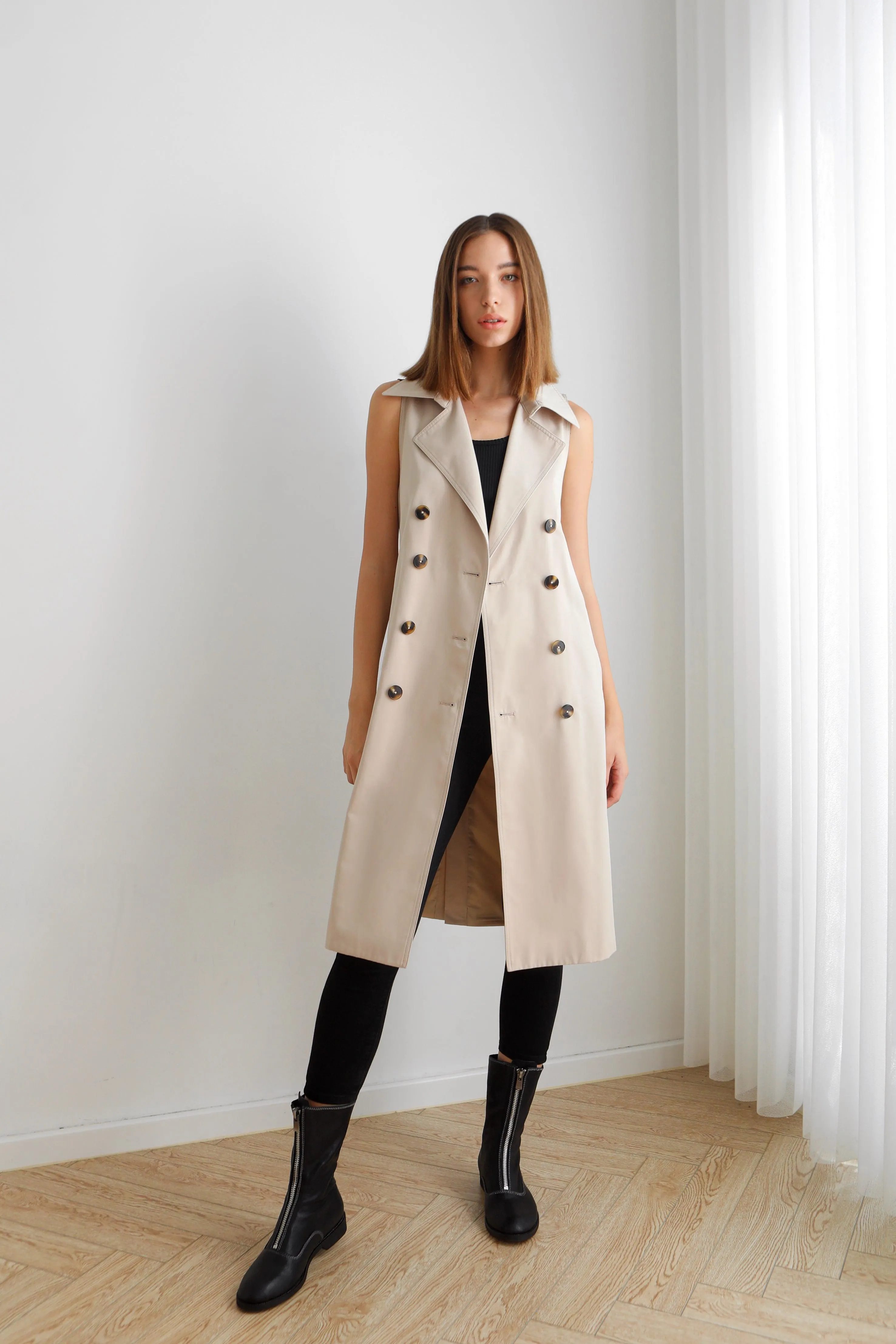 Catrin Detachable Trench Coat