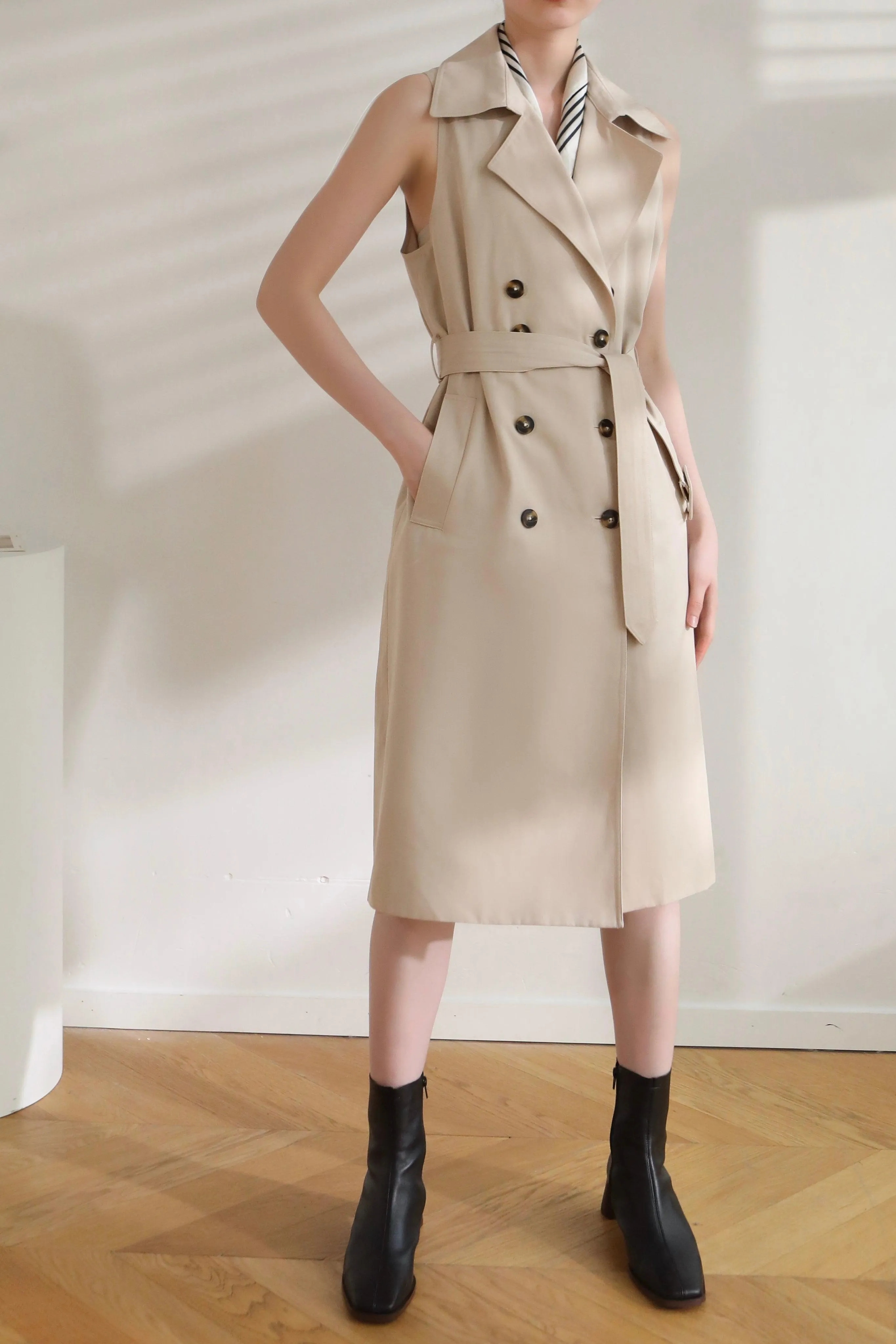Catrin Detachable Trench Coat