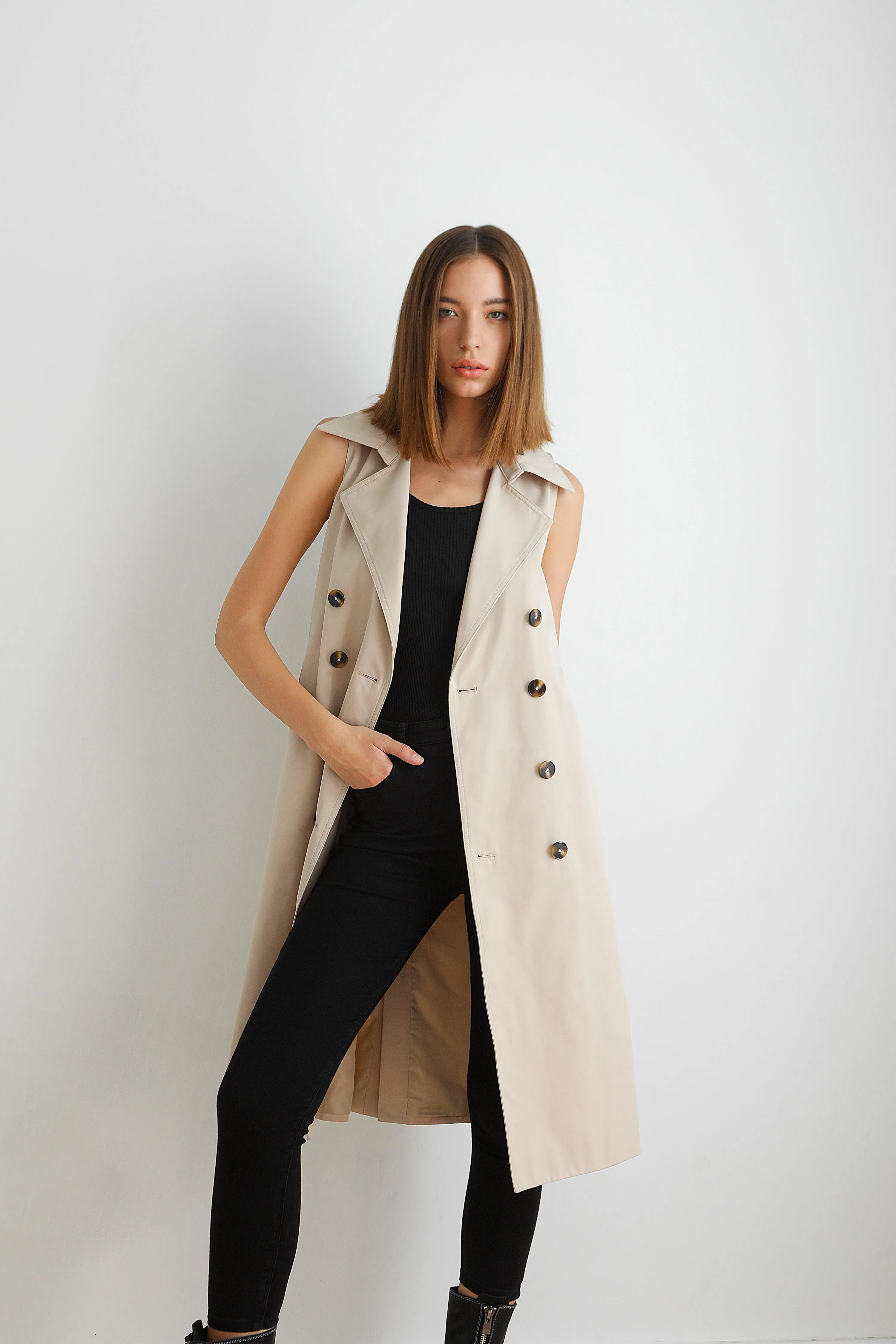 Catrin Detachable Trench Coat