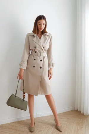 Catrin Detachable Trench Coat