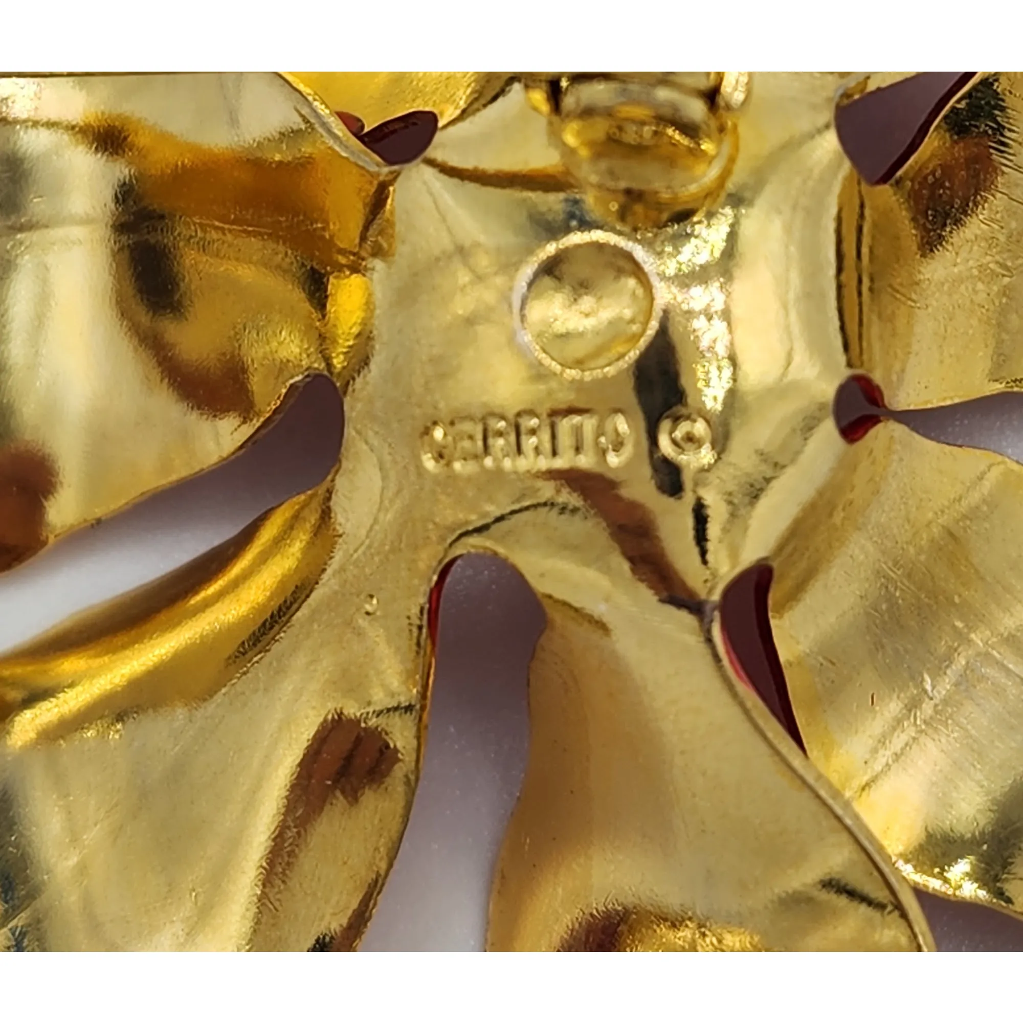 Cerrito Vintage Christmas Poinsettia Brooch