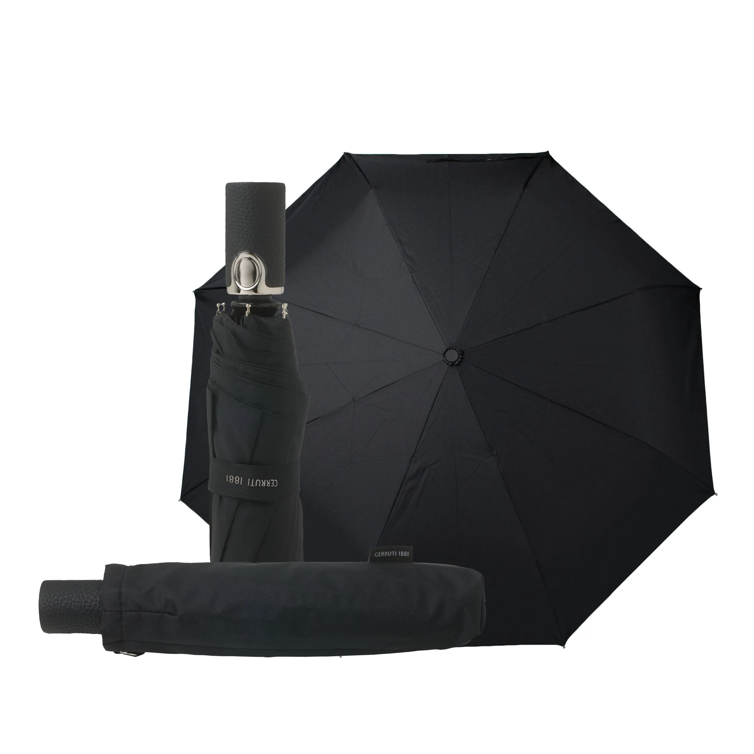 CERRUTI 1881 NPCFTS711A-Set CERRUTI 1881 Black (cosmetic bag, trolley, umbrella & set-electronic)
