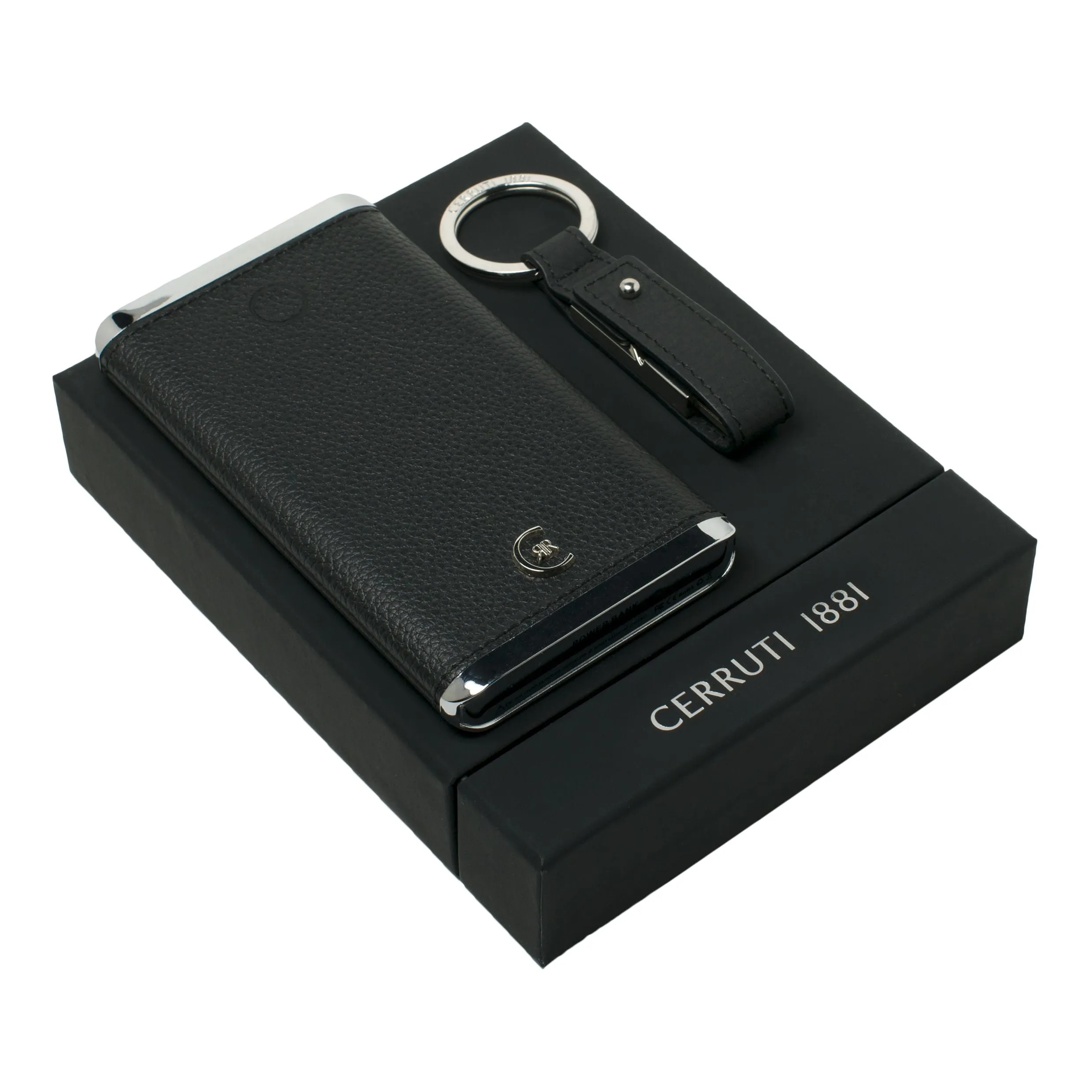 CERRUTI 1881 NPCFTS711A-Set CERRUTI 1881 Black (cosmetic bag, trolley, umbrella & set-electronic)