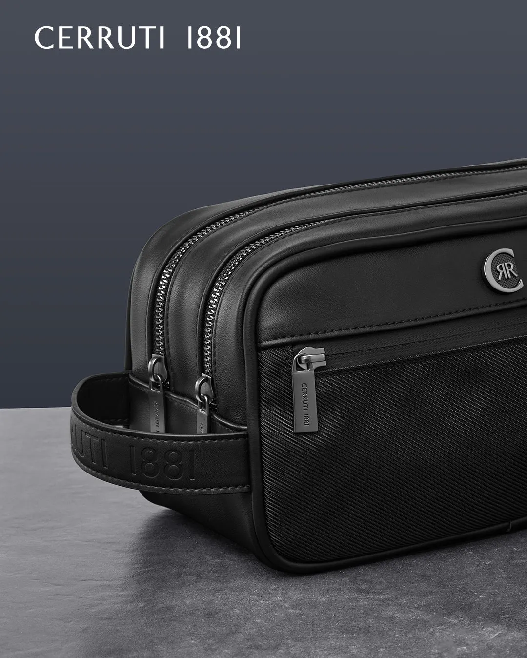 Cerruti 1881 NTC330A-Dressing-case Bond Black