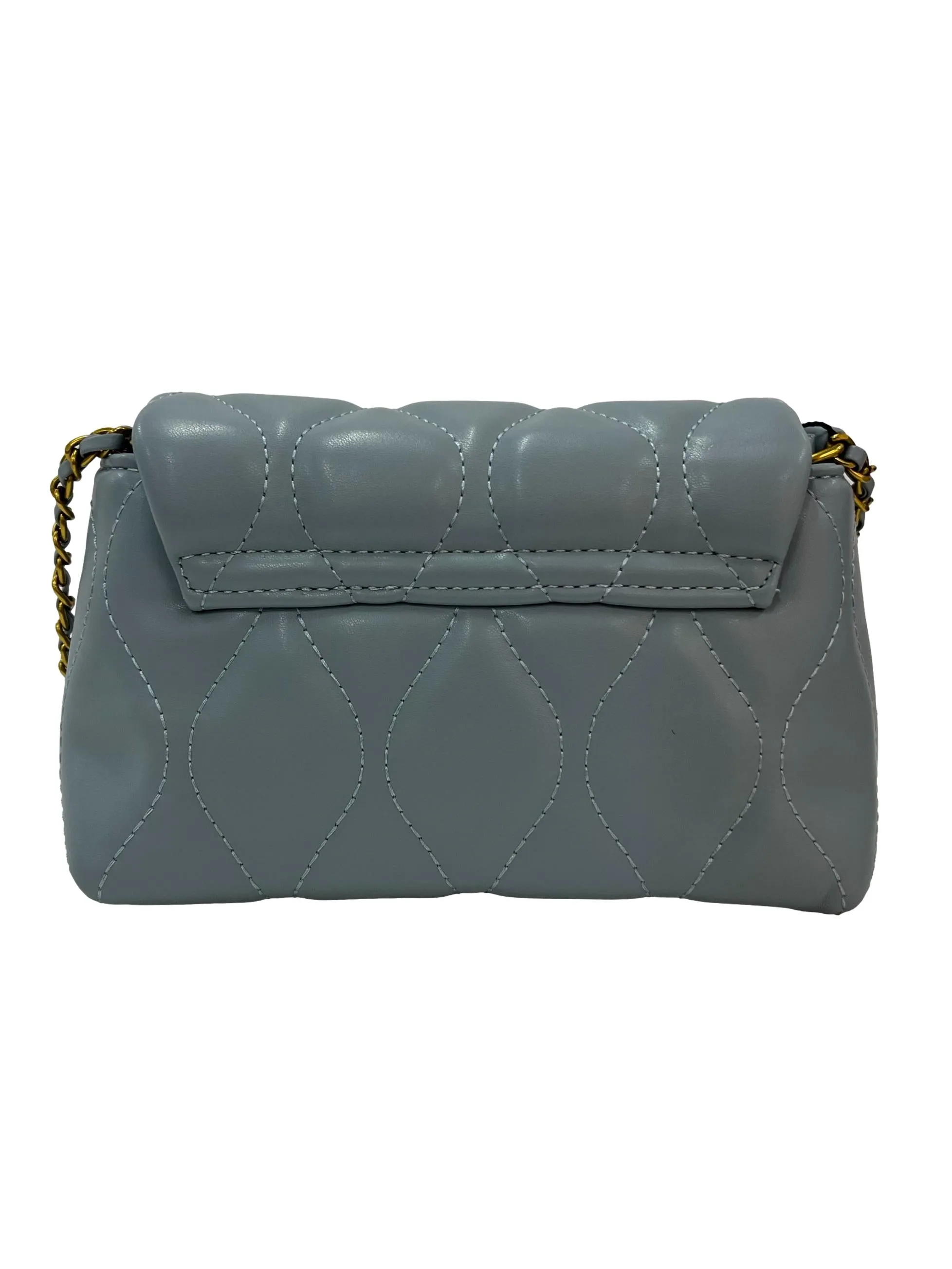 Chain Strap Crossbody Mini Bag - Blue