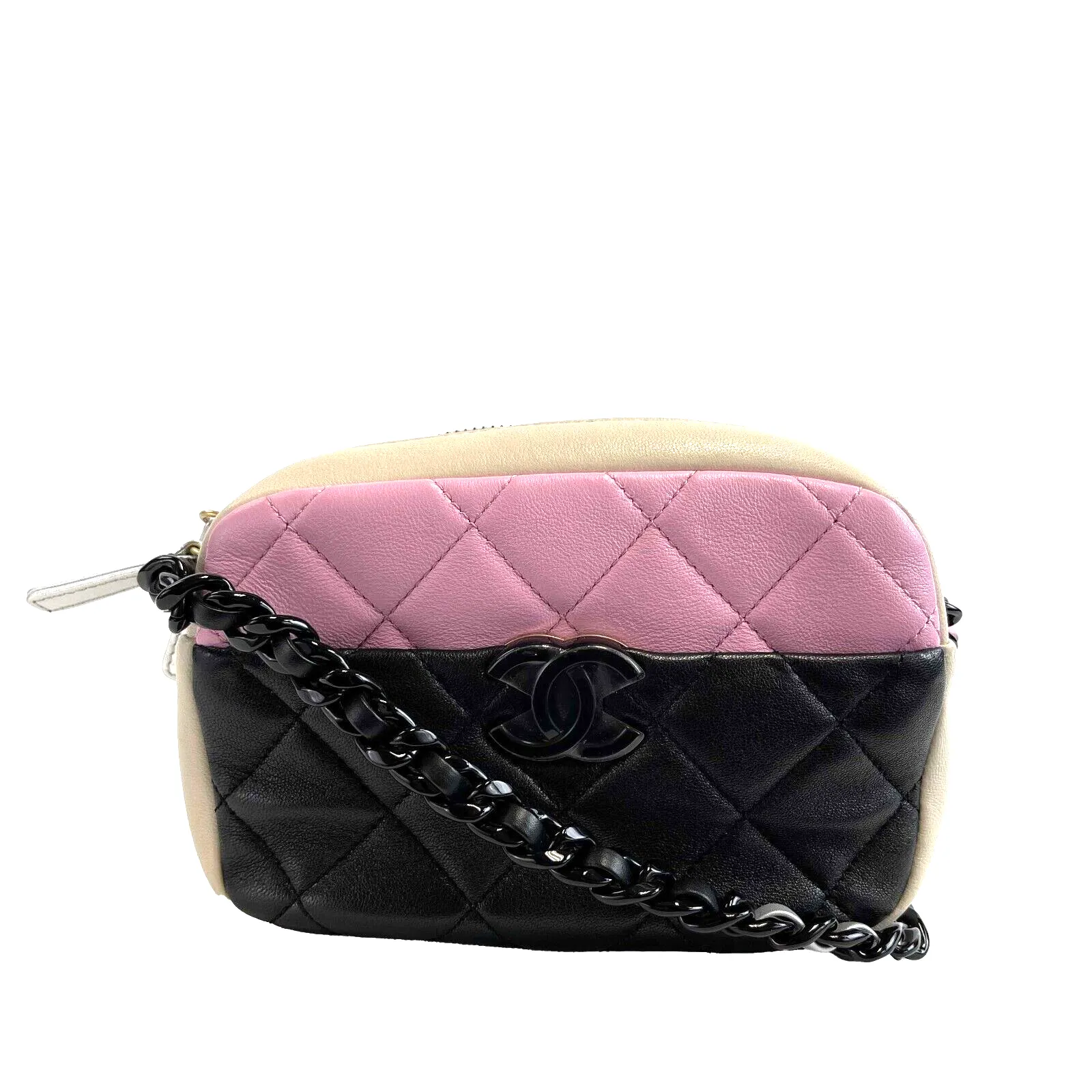 Chanel - Excellent - Mini Camera Case 23P - CC Color Block Crossbody