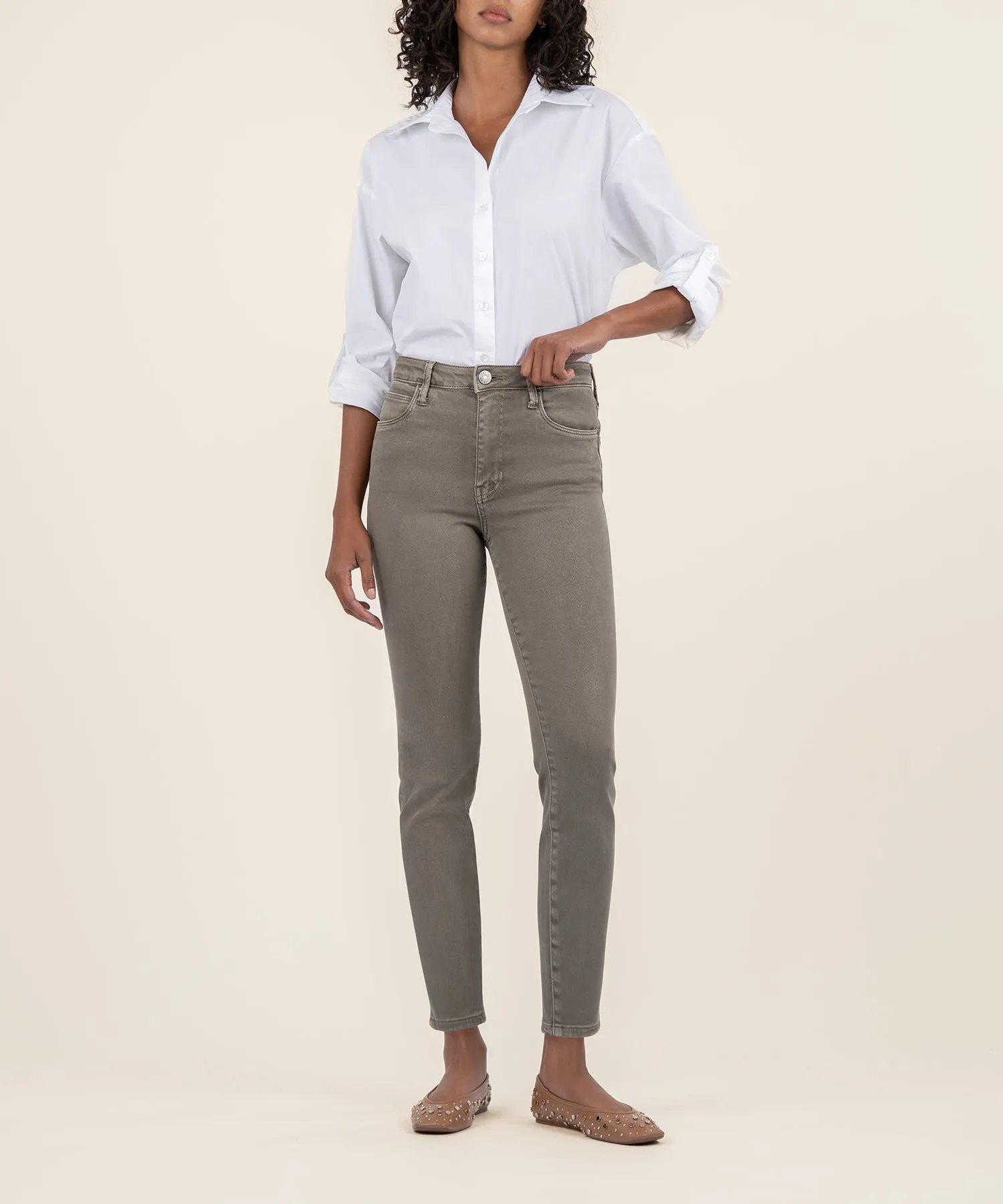 Charlize High Rise Cigarette Leg - FINAL SALE