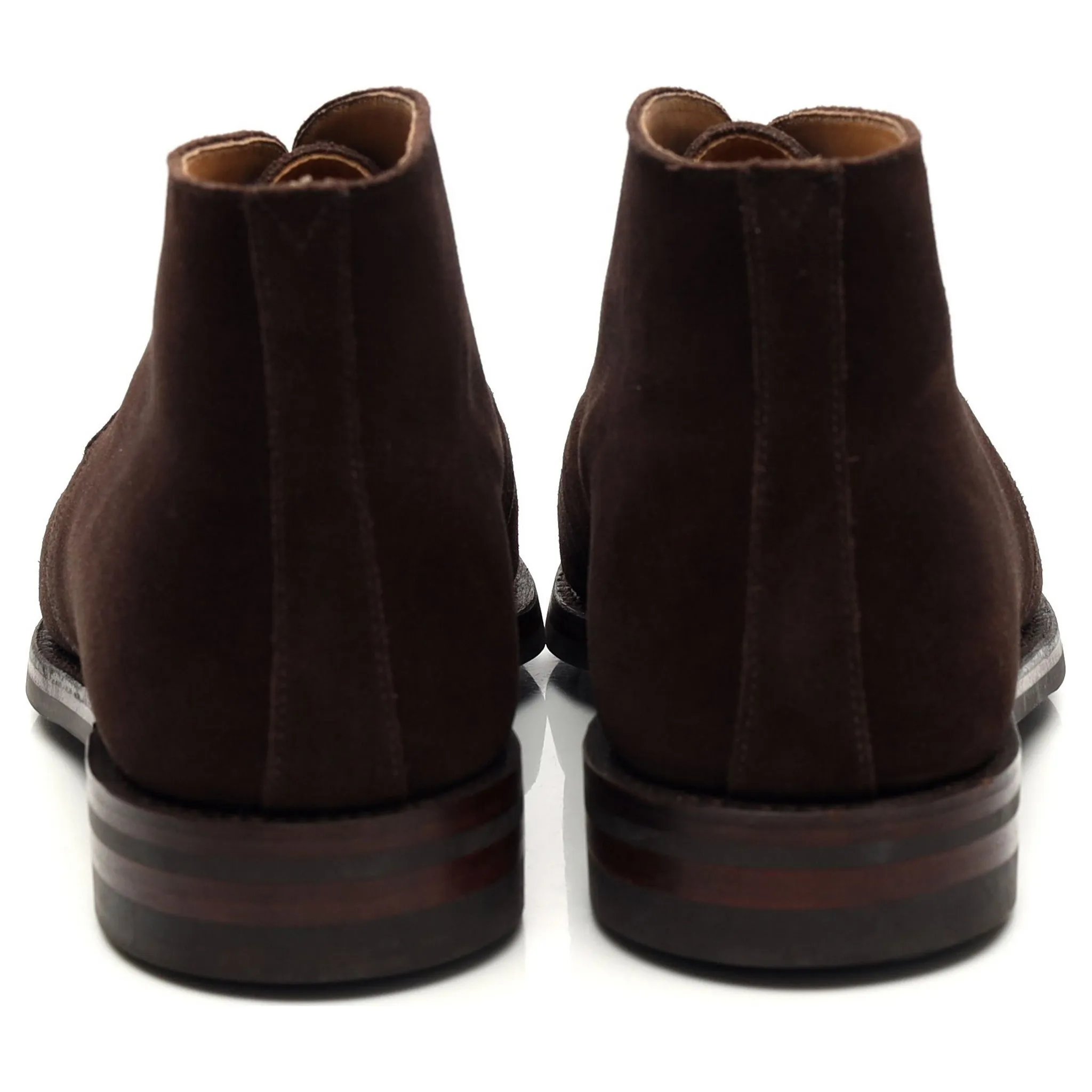 'Chiltern' Dark Brown Suede Chukka Boots UK 8.5 E
