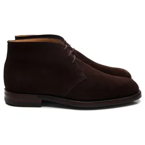 'Chiltern' Dark Brown Suede Chukka Boots UK 8.5 E