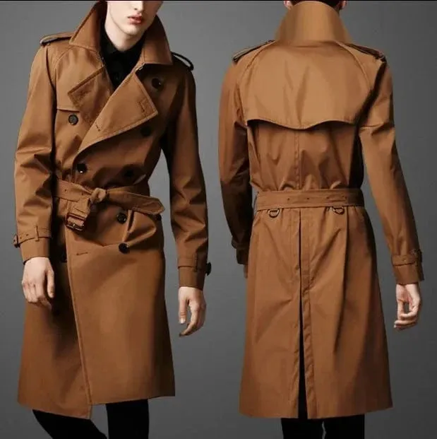 Christopher Mosley Cashmere Double Breasted Windbreaker Coat