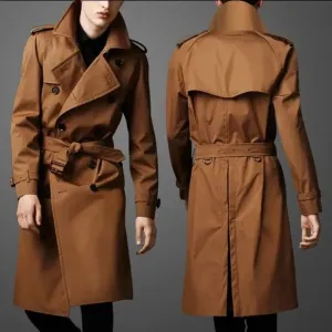 Christopher Mosley Cashmere Double Breasted Windbreaker Coat
